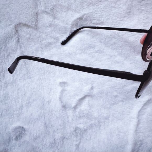 Irene Brown w/Black Rims Stylish Polarized Sunglasses - Picture 8 of 12